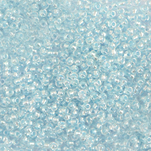 Preciosa rocailles 2,3mm 10/0 pearl pastel serenity blue, 5 gram